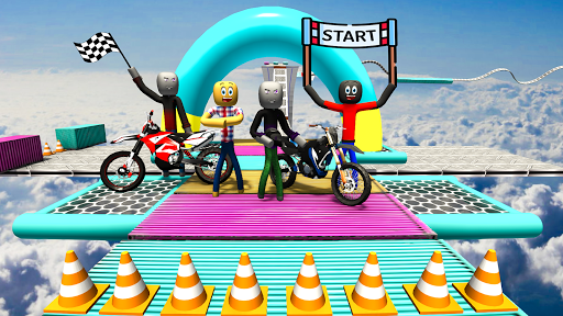 Stickman Bike Stunt Racing - Impossible Tracks
