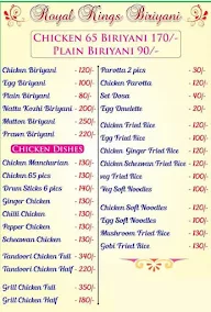 Royal Kings Biryani menu 3