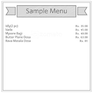 Babai Tiffins menu 1