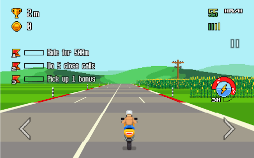 Retro Highway Game - Race into Nostalgic Arcade Fun! Preview 1