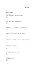 Om Bikaner Sweets & Snacks menu 1