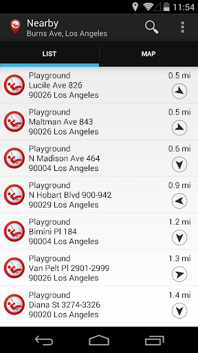 Playground Locator Anywhere