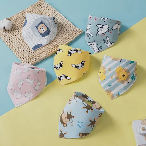 Dog Accessories Cotton Dog Bandana Scarf Summer Pet Bandana Small Dogs Cats Bibs Pet Accessories Bandanas For Dogs