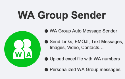 WA Group Sender small promo image