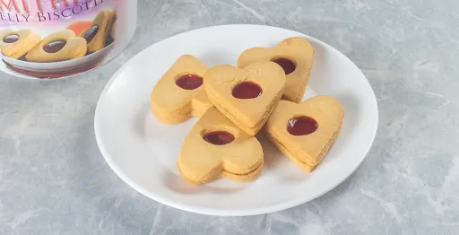 Jelly Heart Biscuits