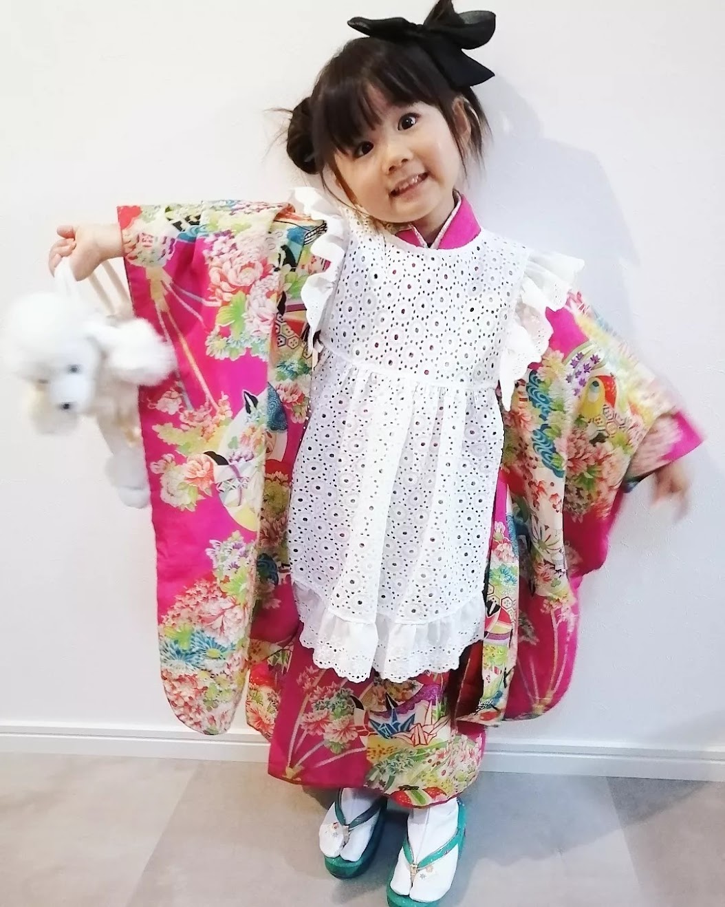 アンティーク着物☆三歳用