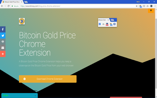 Bitcoin Gold Price