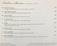 The Promenade Lounge - Taj Bengal menu 6