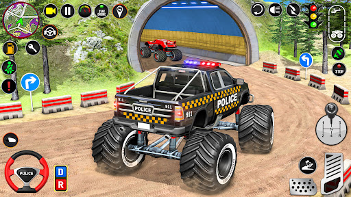 Screenshot Police Monster Truck Car Games