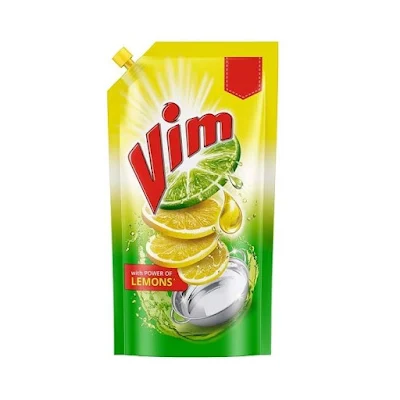 Vim Lemon Liquid Dishwash Gel Pack