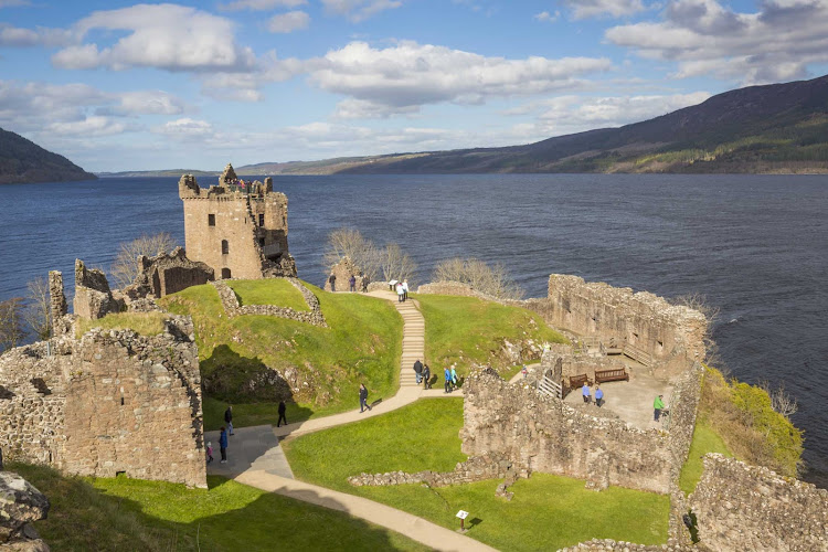 Urquhart Castle commands great views of Loch Ness and can be found beside the village of Drumnadrochit.