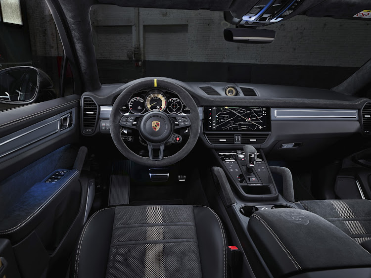 Sporting swagger inside the cabin includes additional Alcantara trim, and two sports seats in place of a bench at the rear. Picture: SUPPLIED