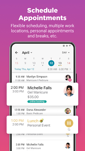 Screenshot Masters Pro: Scheduling App