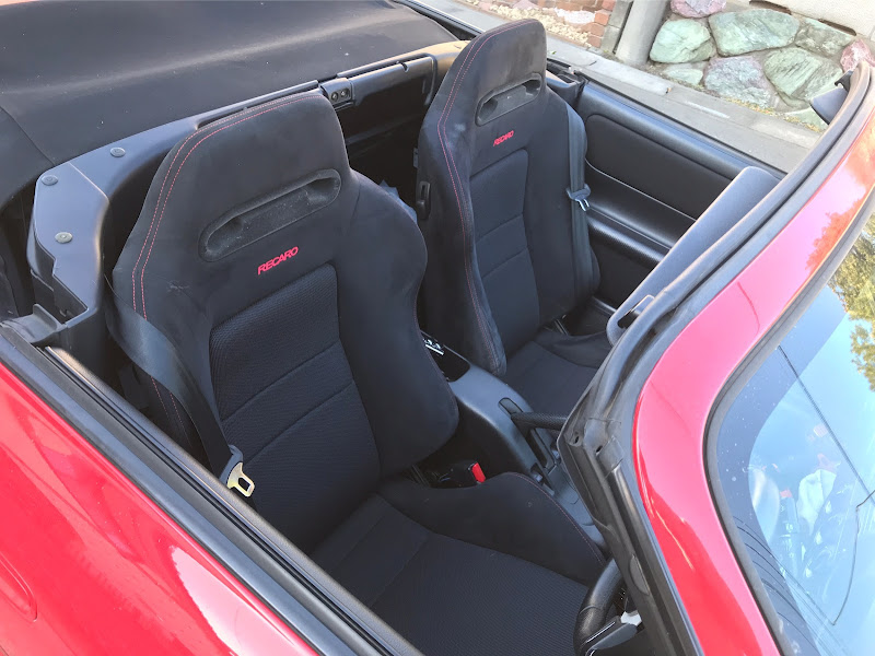 ＭＲーＳ用　RECARO シートレール両席分2台