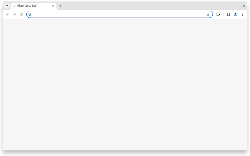 Truly Blank New Tab Page (Light/Dark)