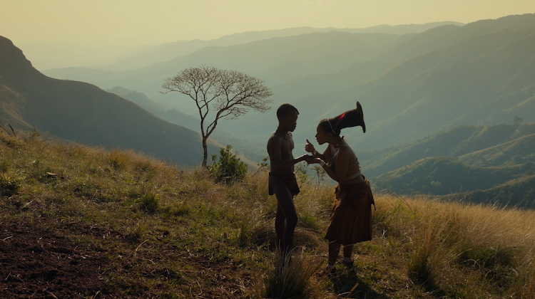 Shaka Ilembe - Young Shaka and Indlovukazi Nandi played by Ntando Zondi and Nomzamo Mbatha