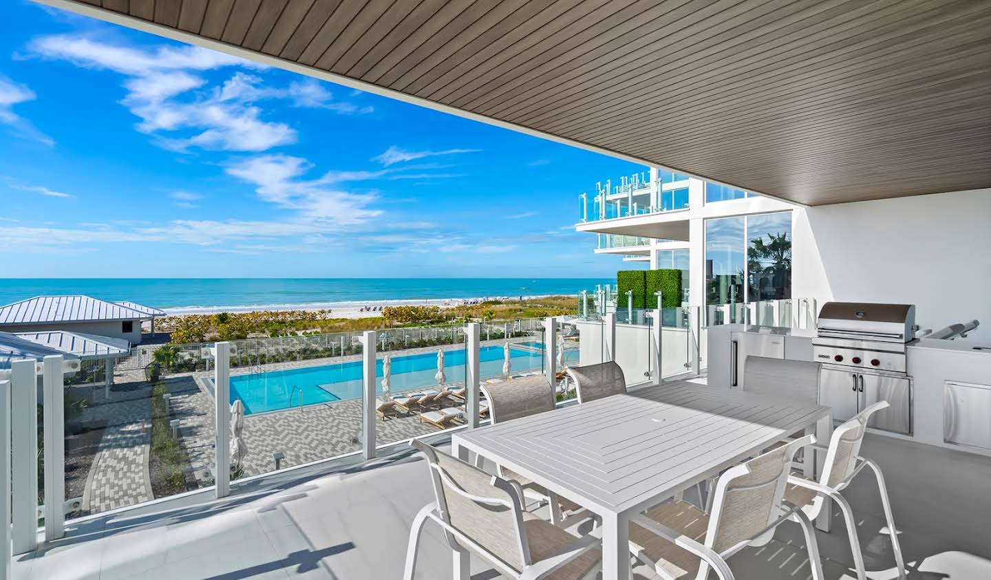 Appartement avec terrasse et piscine Longboat Key