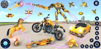 Flying Wild Tiger Robot Game para Android - Download