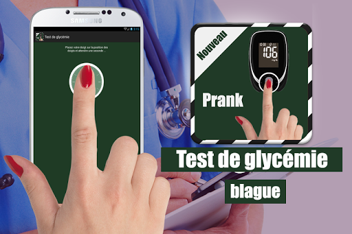 Test de glycémie blague