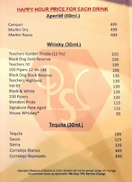 Prime Street Cafe menu 2