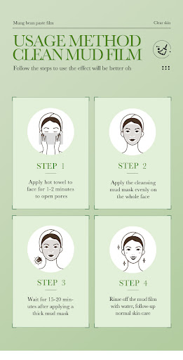 Title 8, Mung Bean Clay Mask Pore Cleaning Deeply cleans...