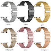 Dây Đeo Thay Thế Chất Liệu Kim Loại Dạng Lưới Cho Iwatch Apple Watch Series 1 2 3 4 5 6 Se 7 8 Iwatch Ultra 49Mm