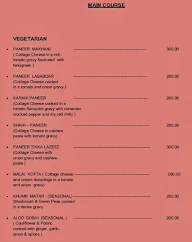 La Suite menu 3