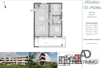 appartement à Oletta (2B)