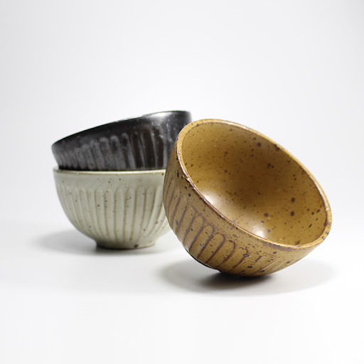 Title 2, Household Stoneware Bowl Simple And Creative Ri...