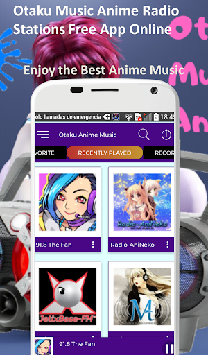 Otaku Music Anime Radio Stations Free App Online