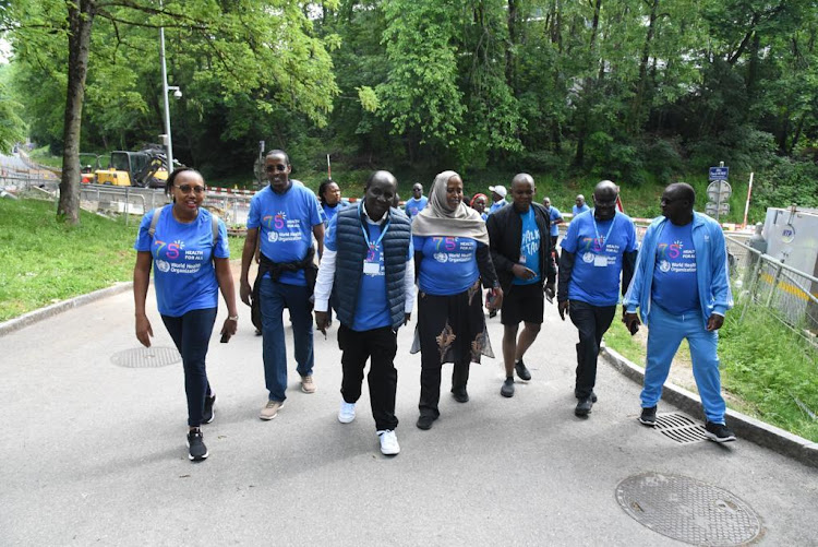 Kenyan delegation joins "Walk the Talk: The Health for All Challenge" in Geneva, Switzerland