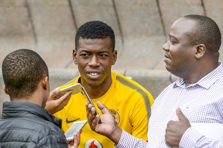 Teenage Hadebe of Kaizer Chiefs during the Kaizer Chiefs Media Open Day at Kaizer Chiefs Village on February 22, 2017 in Johannesburg, South Africa.