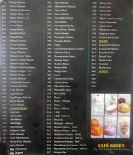 Cafe Green Restaurant menu 3