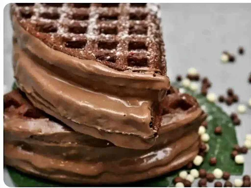 Death By Chocolate Belgium Waffle Sandwich