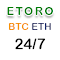 Item logo image for Etoro 24/7 BTC ETH prices