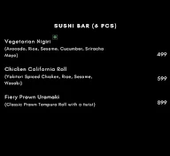Oishi-Pan Asian Kitchen menu 3