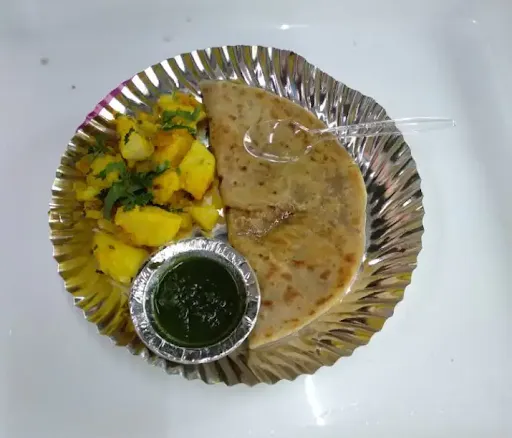 Puran Poli With Aloo Sabji