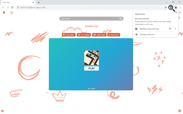 Ball Maze Game Online New Tab