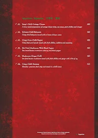 Mainland China menu 3