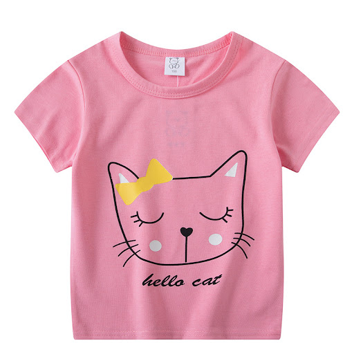 Title 18, Childrens Short Sleeve T-shirt Cartoon Half Sl...
