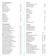 The French Cafe menu 4