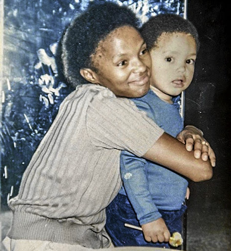 A young Trevor Noah with his mother Patricia./ INSTAGRAM