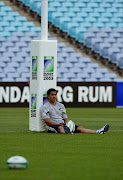 Wallabies sponsors Samsung have developed a mobile bank of seats, the Slideliner, which will run along the Sydney Olympic Stadium touchline on rails and offer the four occupants an unrivalled view of play in this month's tests against the All Blacks. File photo