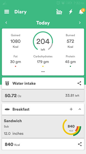 Screenshot Health & Fitness Tracker