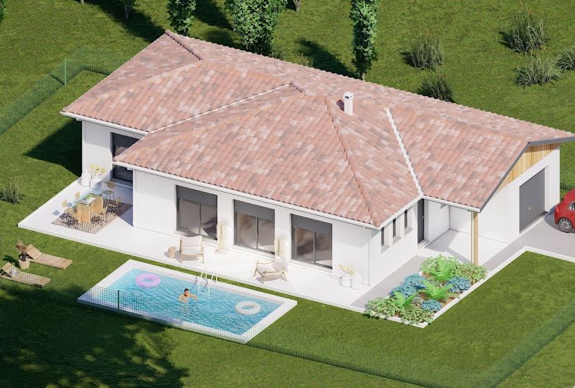  Vente Terrain + Maison - Terrain : 964m² - Maison : 112m² à Mézos (40170) 