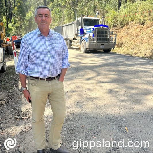 Federal Member for Gippsland Darren Chester says preliminary work to seal the remaining section of the Bonang Road is well advanced after wet weather delays in 2022