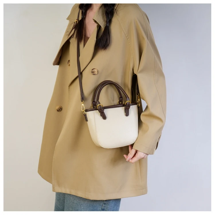Title 20, Bolso Cubo Casual de Moda para Mujer Simple Ele...