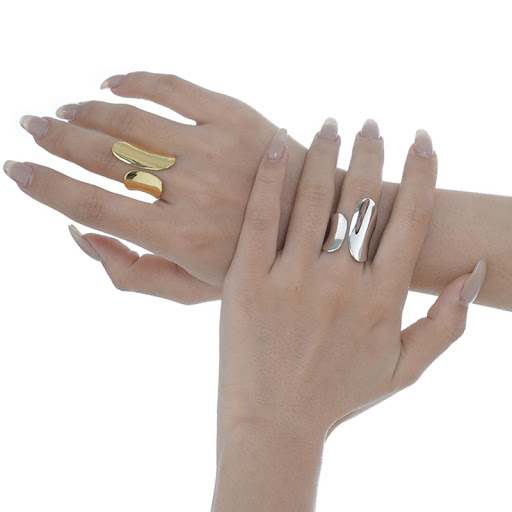 Title 2, Womens Fashion Light Pasta Finger Ring. A ligh...