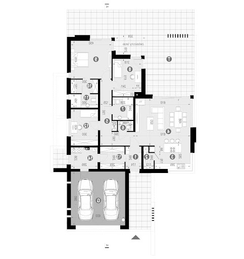 New House 708 - Rzut parteru