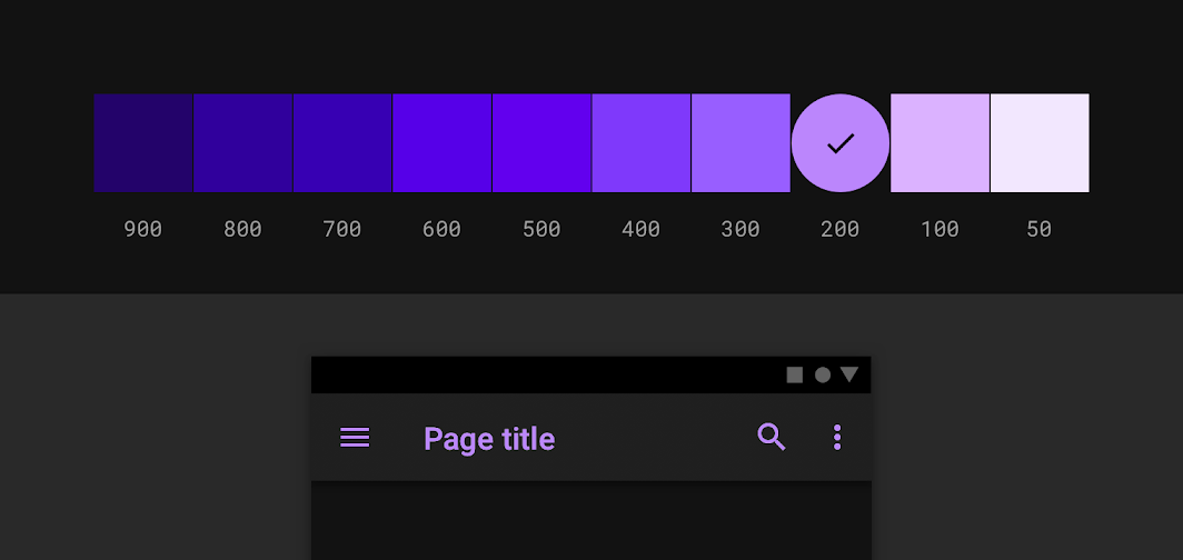 Dark theme - Material Design